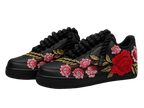 NIKE AIR FORCE 1 BLACK "RED FLOWERS"