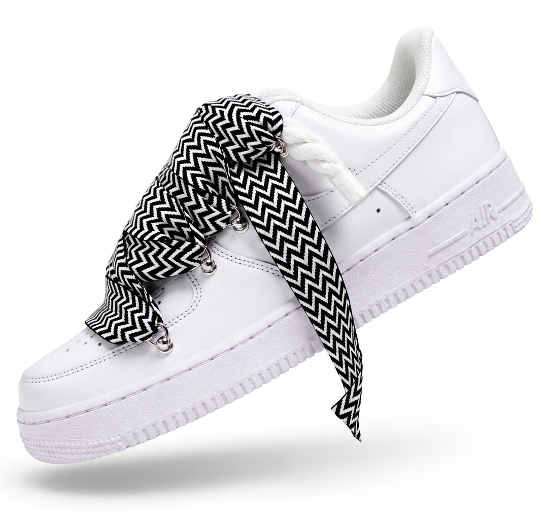 NIKE AIR FORCE 1 ROPE “LANVIN BLACK & WHITE"