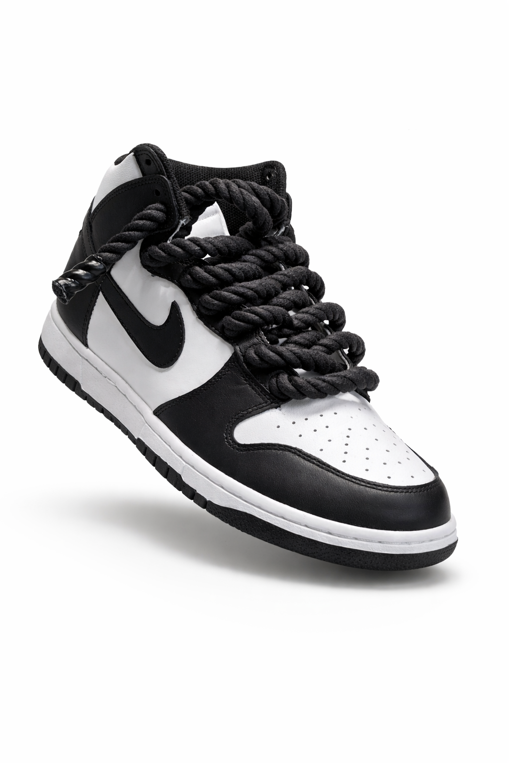 DUNK HIGH PANDA 'ROPE LACES BLACK'