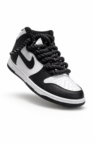 DUNK HIGH PANDA 'ROPE LACES BLACK'