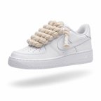NIKE AIR FORCE 1 BLACK “ROPE LACES CREAM”
