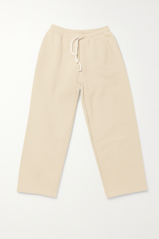 Sweatpants Cream Essential – Pantalone Dritto Beige