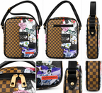 Alviero Rodriguez Urban Chaos Patchwork Crossbody Bag