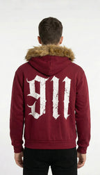 Felpa Zip Fur 911