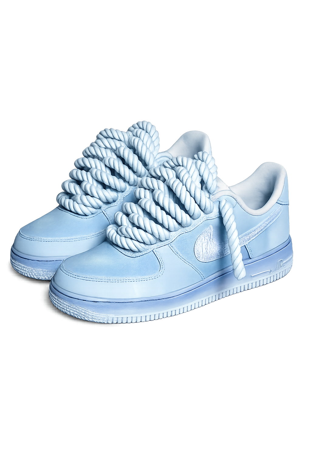 NIKE AIR FORCE 1 WHITE "TOTAL BLUE’’