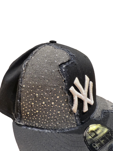New Era 9FIFTY Custom – Denim & Strass Split