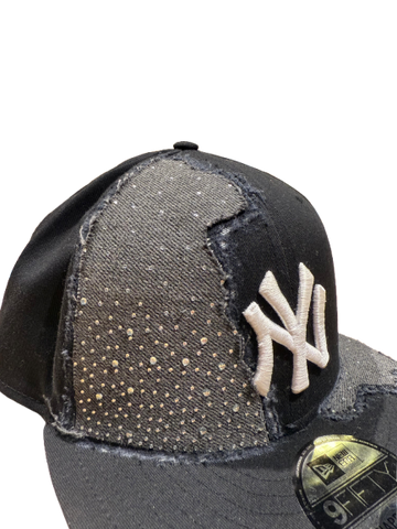 New Era 9FIFTY Custom – Denim & Strass Split