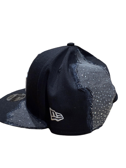 New Era 9FIFTY Custom – Denim & Strass Split
