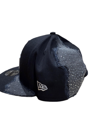 New Era 9FIFTY Custom – Denim & Strass Split