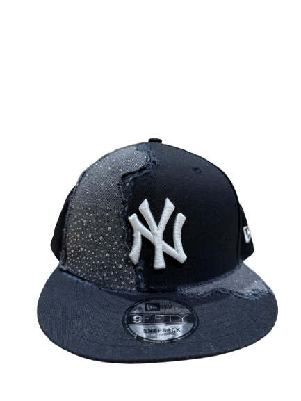 New Era 9FIFTY Custom – Denim & Strass Split