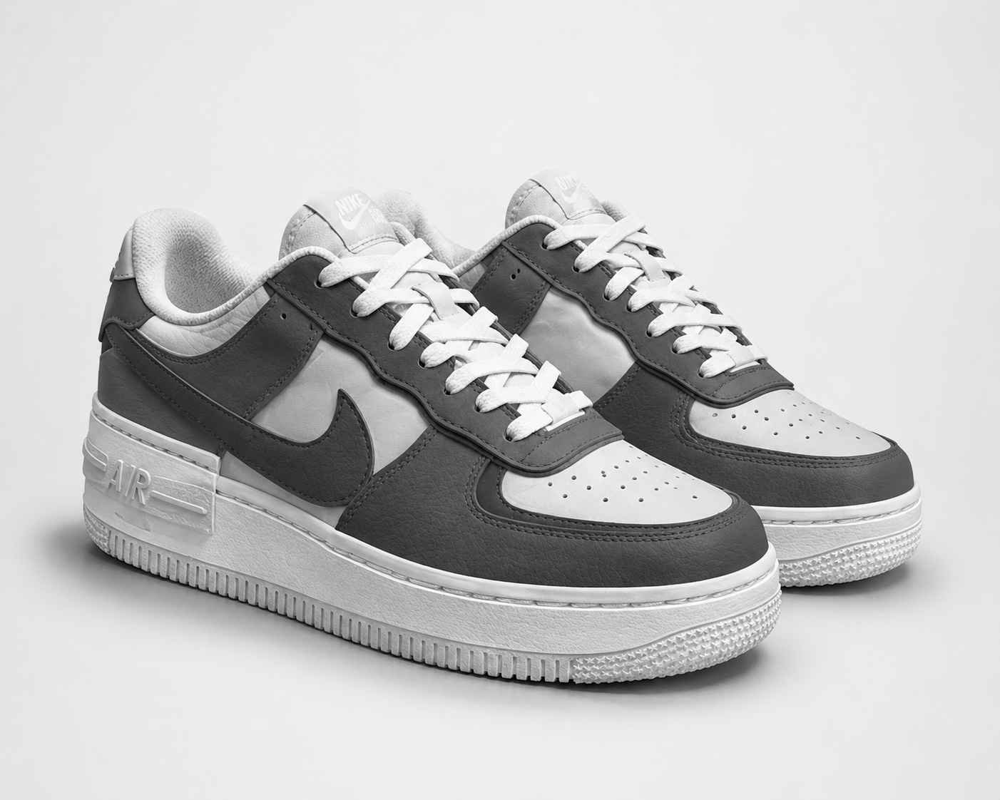 NIKE AIR FORCE 1 SHADOW GREY ANTRACITE