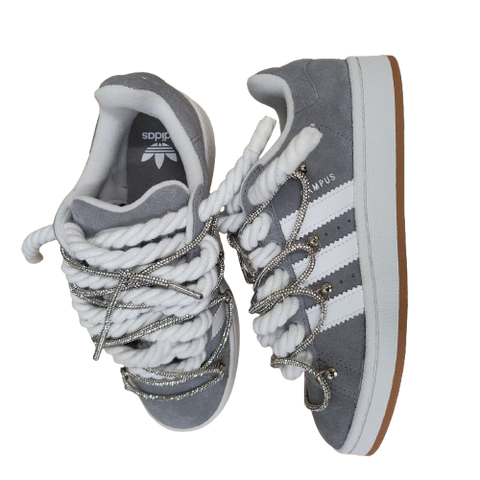 Adidas Campus 00s Grey Custom ROPE SWAROVSKI