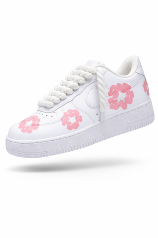 Nike Air Force 1 Custom “Denim Tears White/Pink"