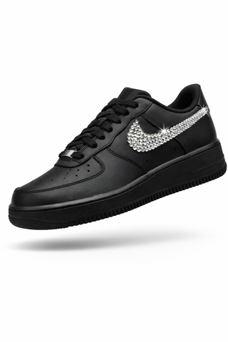 Nike Air Force 1 Custom “Black Brill Swoosh"