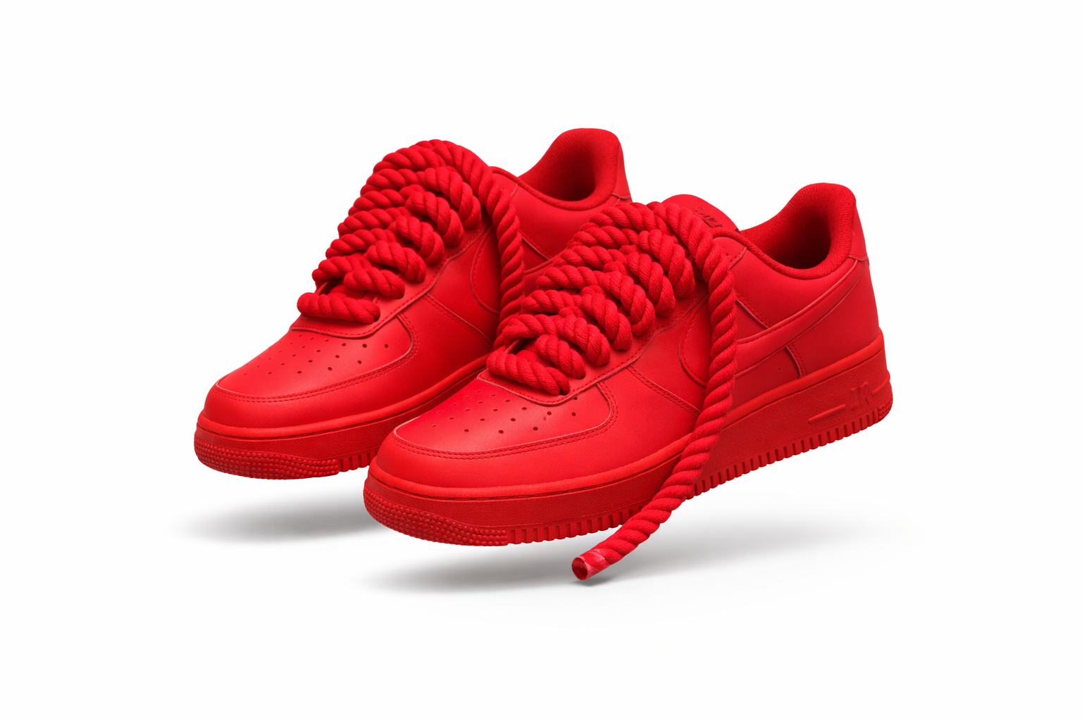 Nike Air Force 1 Custom “Total Red Rope"