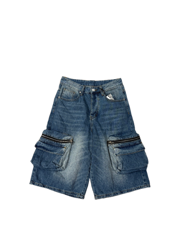 Rugged Cargo Shorts – Vintage Denim