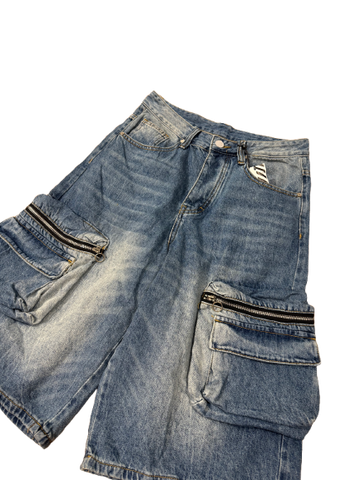 Rugged Cargo Shorts – Vintage Denim