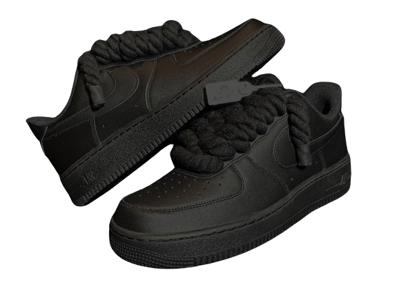 NIKE AIR FORCE 1 “ROPE LACES BLACK”