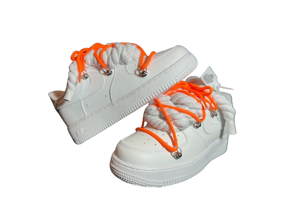 NIKE AIR FORCE 1 “ROPE LACES DOUBLE ORANGE”