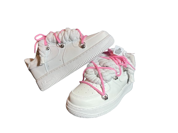 NIKE AIR FORCE 1 “ROPE LACES DOUBLE PINK”