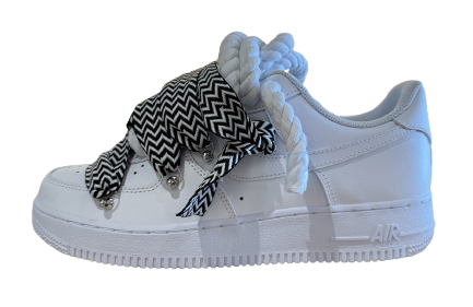 NIKE AIR FORCE 1 ROPE “LANVIN BLACK & WHITE"