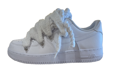 NIKE AIR FORCE 1 ROPE “FLUFFY WHITE"