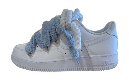 NIKE AIR FORCE 1 ROPE “FLUFFY BLUE"