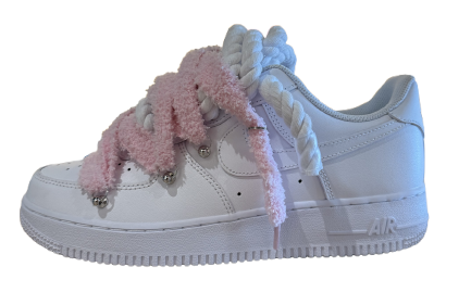 NIKE AIR FORCE 1 ROPE “FLUFFY PINK"