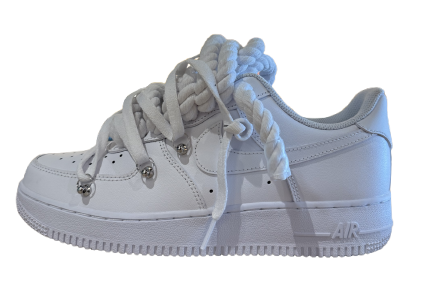 NIKE AIR FORCE 1 “ROPE LACES DOUBLE WHITE”