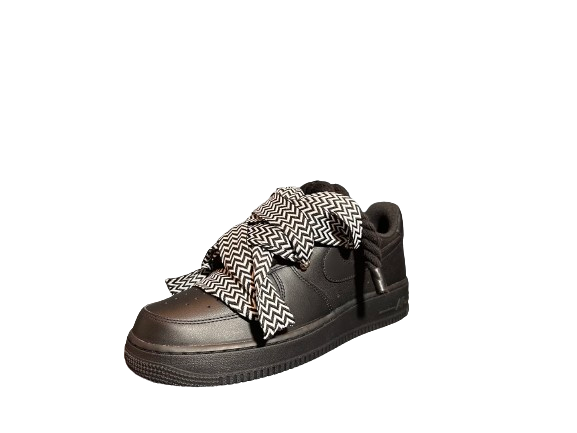 NIKE AIR FORCE 1 BLACK ROPE “LANVIN BLACK & WHITE”