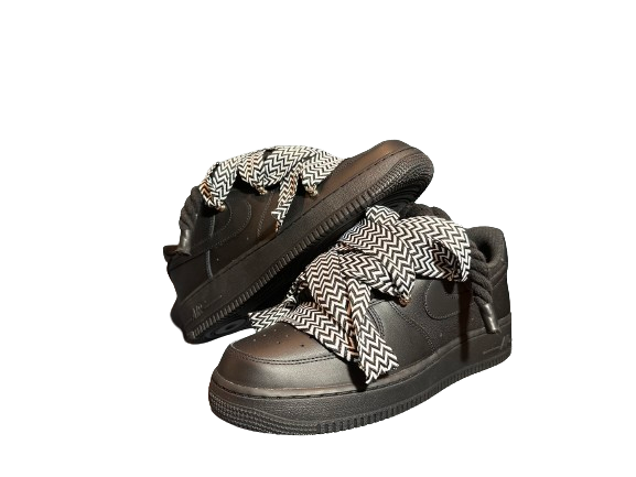NIKE AIR FORCE 1 BLACK ROPE “LANVIN BLACK & WHITE”