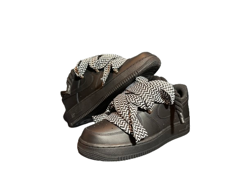 NIKE AIR FORCE 1 BLACK ROPE “LANVIN BLACK & WHITE”