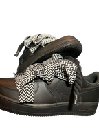 NIKE AIR FORCE 1 BLACK ROPE “LANVIN BLACK & WHITE”