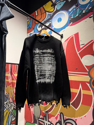 SWEATER “BROKEN LANGUAGE”