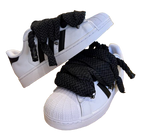 Adidas SuperStar White Black "Lanvin Black Rope Laces"