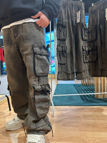 JEANS DISTRESS ACID