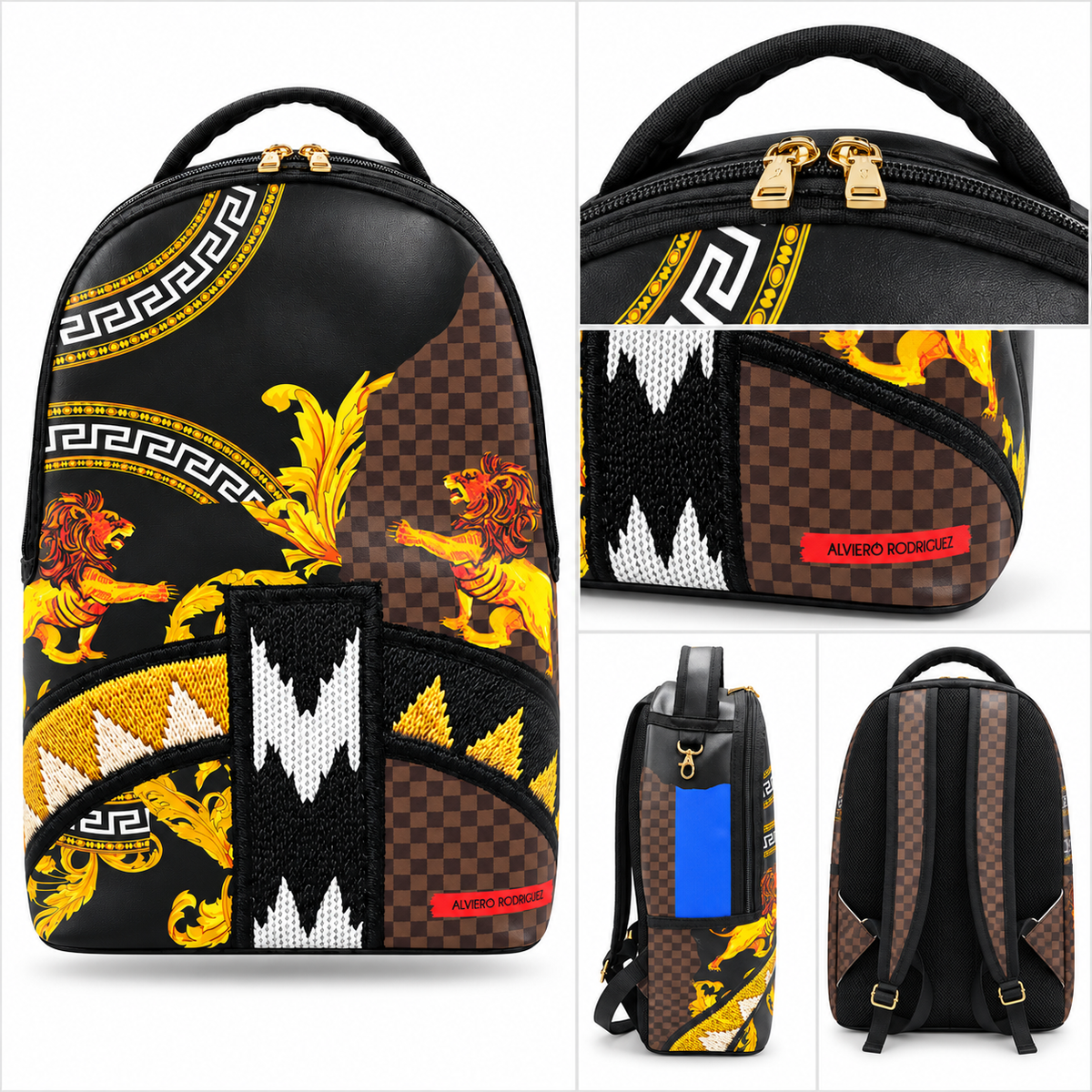 Alviero Rodriguez Royal Lion Heritage Backpack