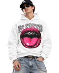 White Blessed Lips Sweatshirt