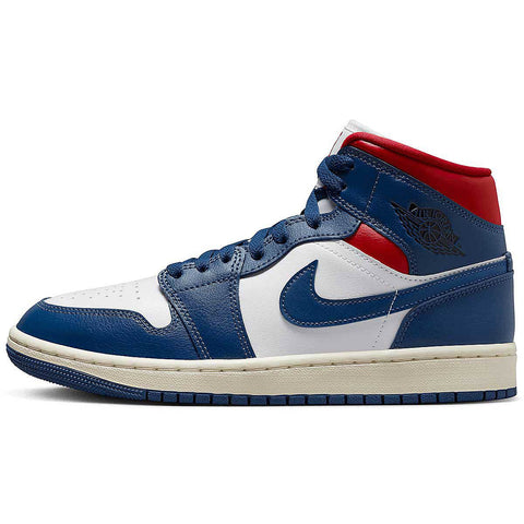 Jordan 1 Mid French Blue Gym Red