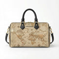 BAULETTO MAXI  WORLD MAP BROWN