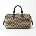 BAULETTO MAXI AR NEW PATTERN MARRONE E CAPPUCCINO