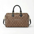 BAULETTO MAXI AR NEW PATTERN  MARRONE CHIARO E CAPPUCCINO