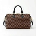BAULETTO MAXI AR NEW PATTERN MARRONE CHIARO E MARRONE SCURO
