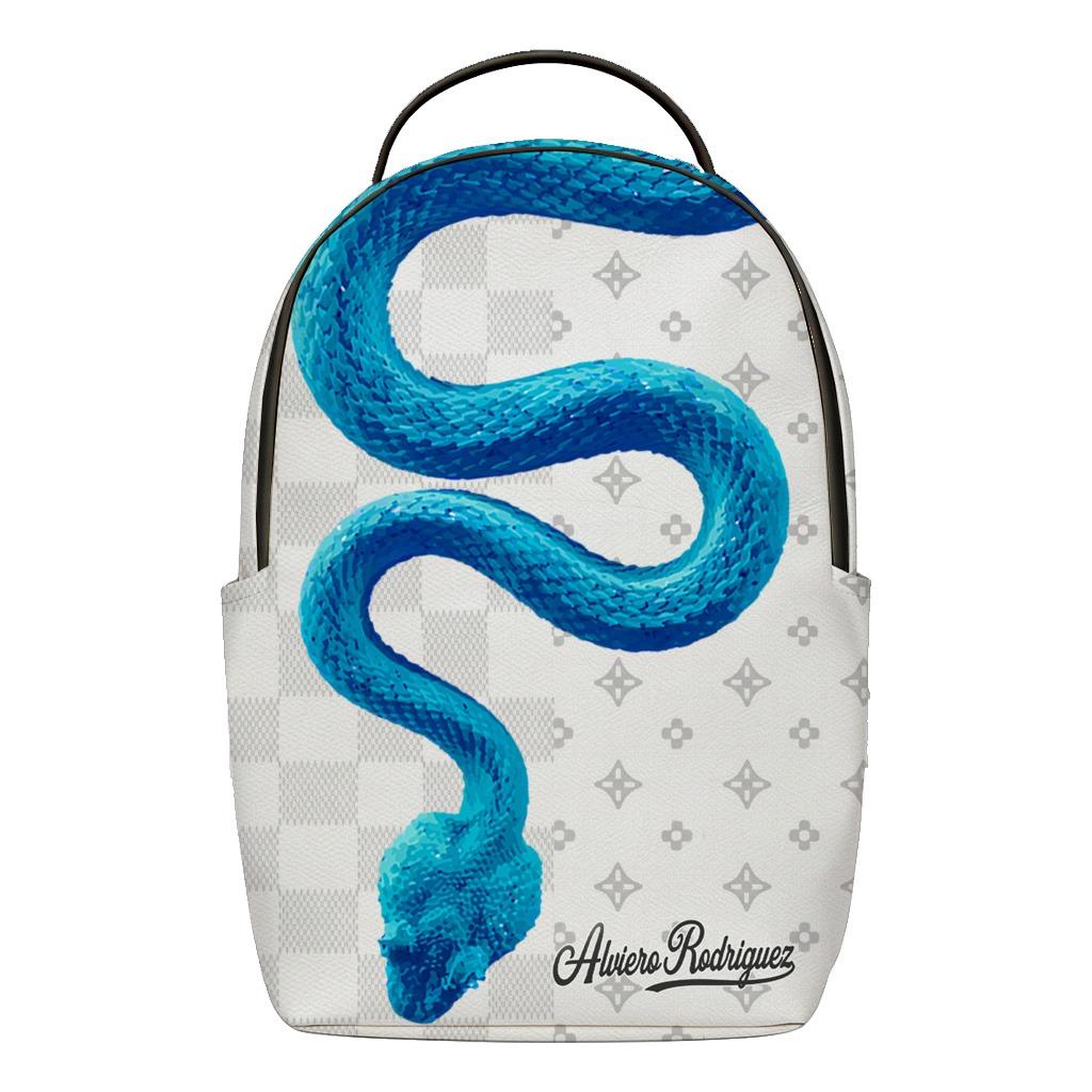 Zaino Imerial Blu Poison White Pattern