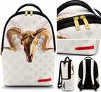 Alviero Rodriguez Angel Ram White Backpack