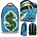 Alviero Rodriguez Sky Explorer Checkered Backpack