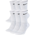Nike Socks - Everyday Lightweight Crew White 6-PACK