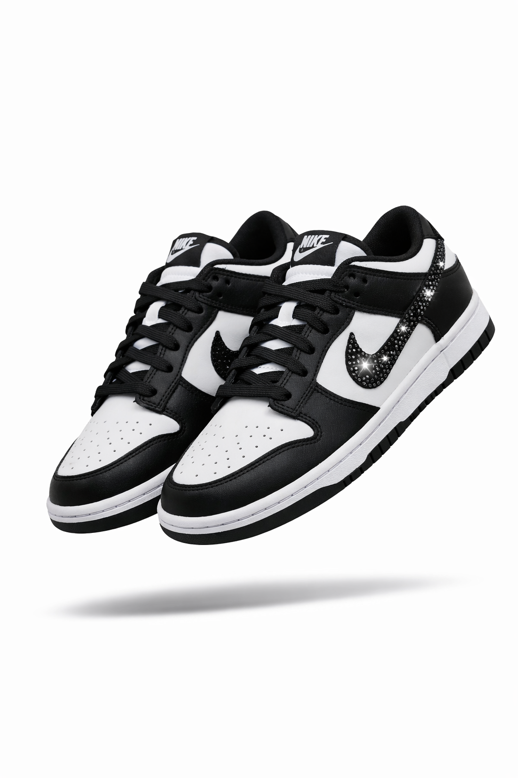 Dunk Low Panda Custom “Swoosh Brill"