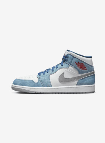 Air Jordan 1 Mid SE French Blue Light Steel