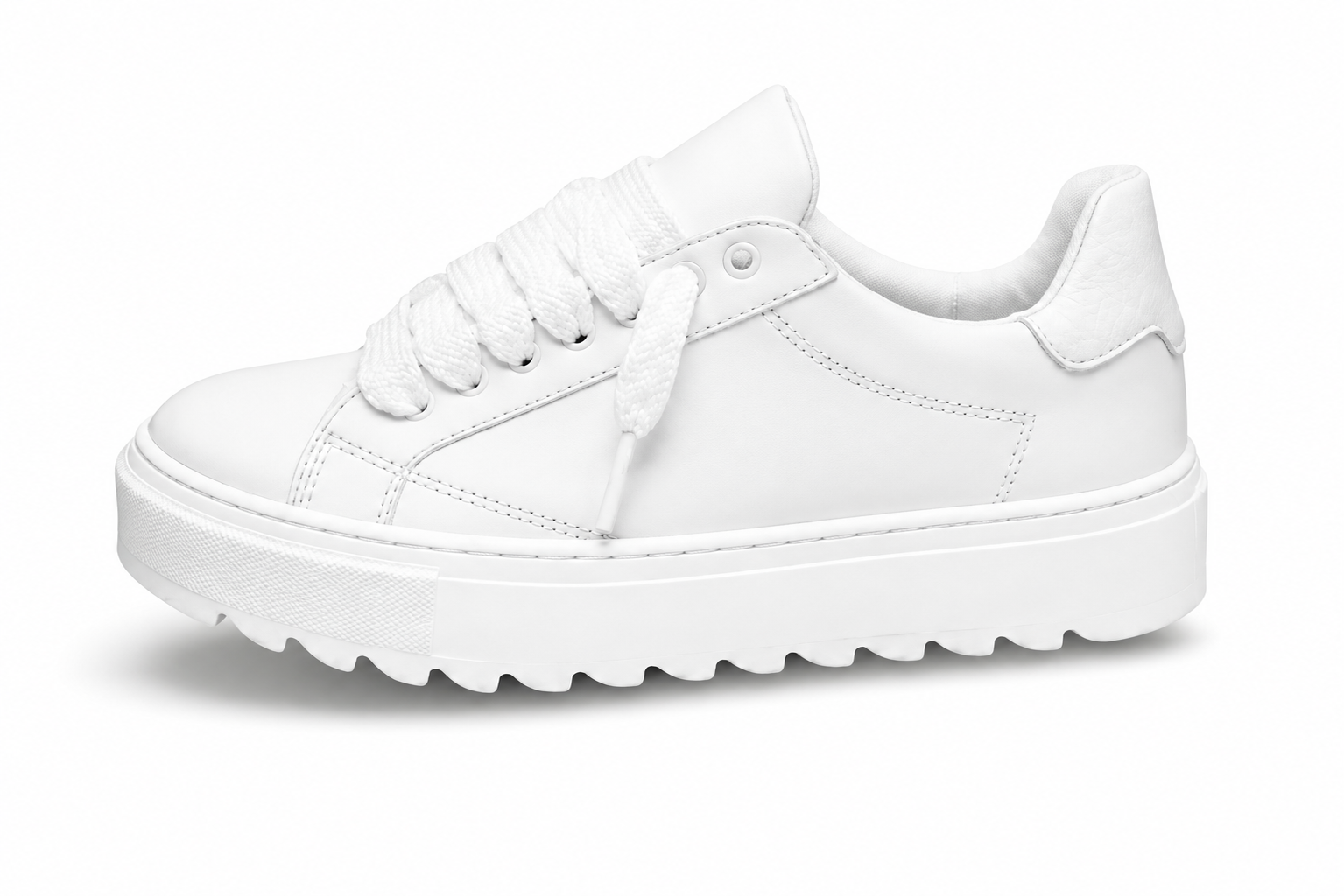BLANK LOW – TRIPLE WHITE LEATHER